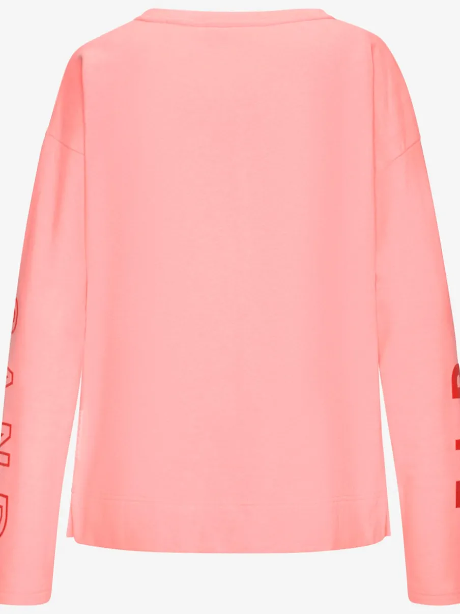 Sweat-shirts décontractés avec logo sur manches et poitrine