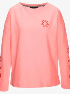 Sweat-shirts décontractés avec logo sur manches et poitrine