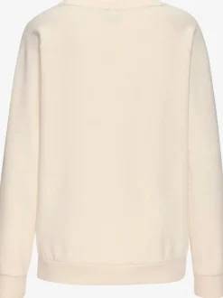 Sweatshirts décontractés à encolure ronde avec logo devant
