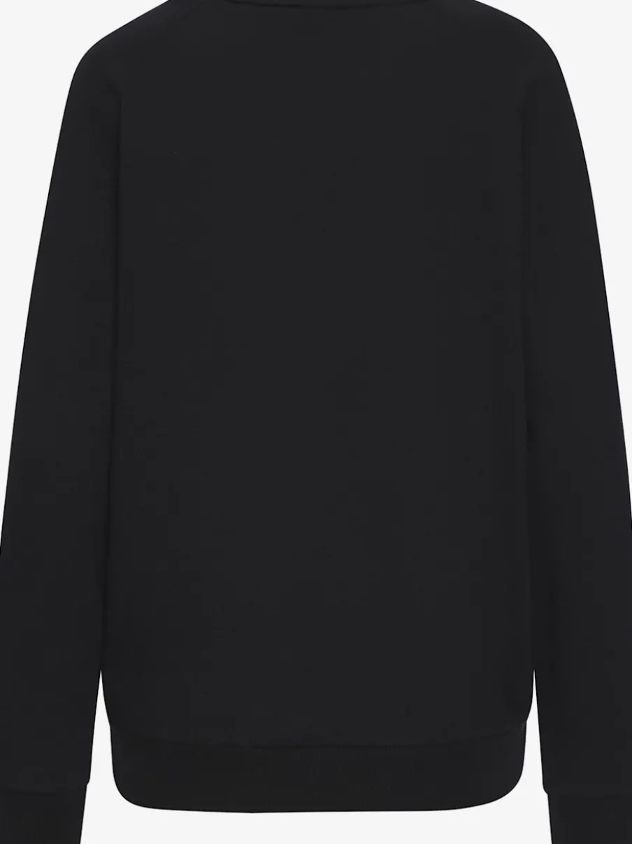 Sweatshirts décontractés à encolure ronde avec logo devant