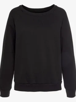 Sweatshirts à encolure ronde avec bords-côtes confortables