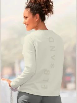 Sweatshirts encolure ronde avec grand logo imprimé