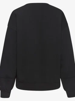 Sweatshirts à manches longues avec broderie et détails imprimés