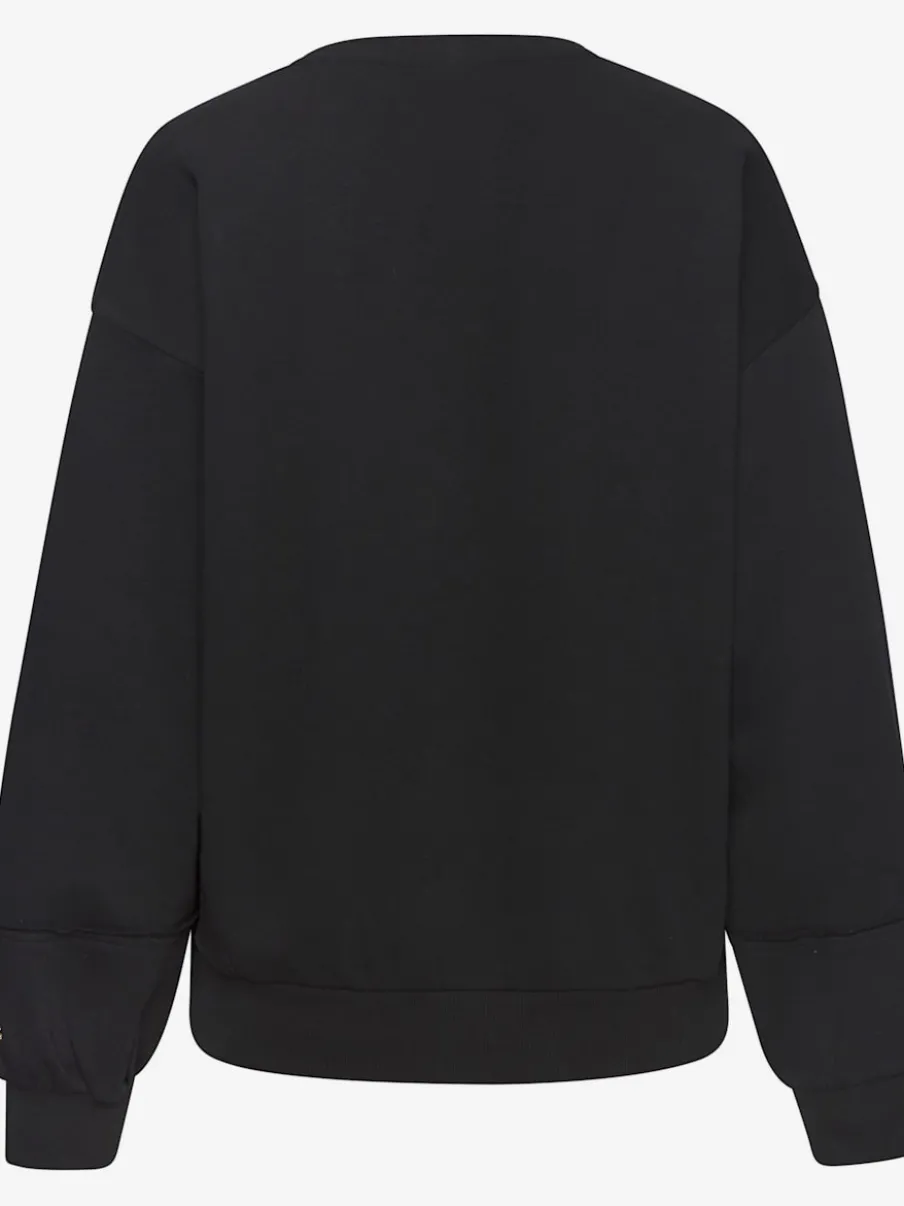 Sweatshirts à manches longues avec broderie et détails imprimés