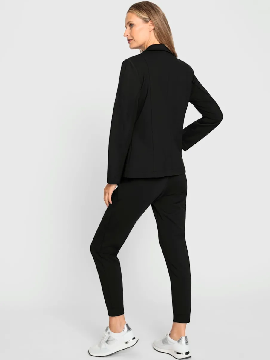 Tailleur pantalon avec blazer col revers et poches