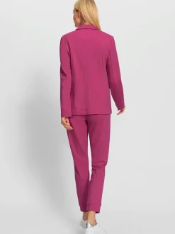 Tailleur pantalon avec blazer col revers et poches