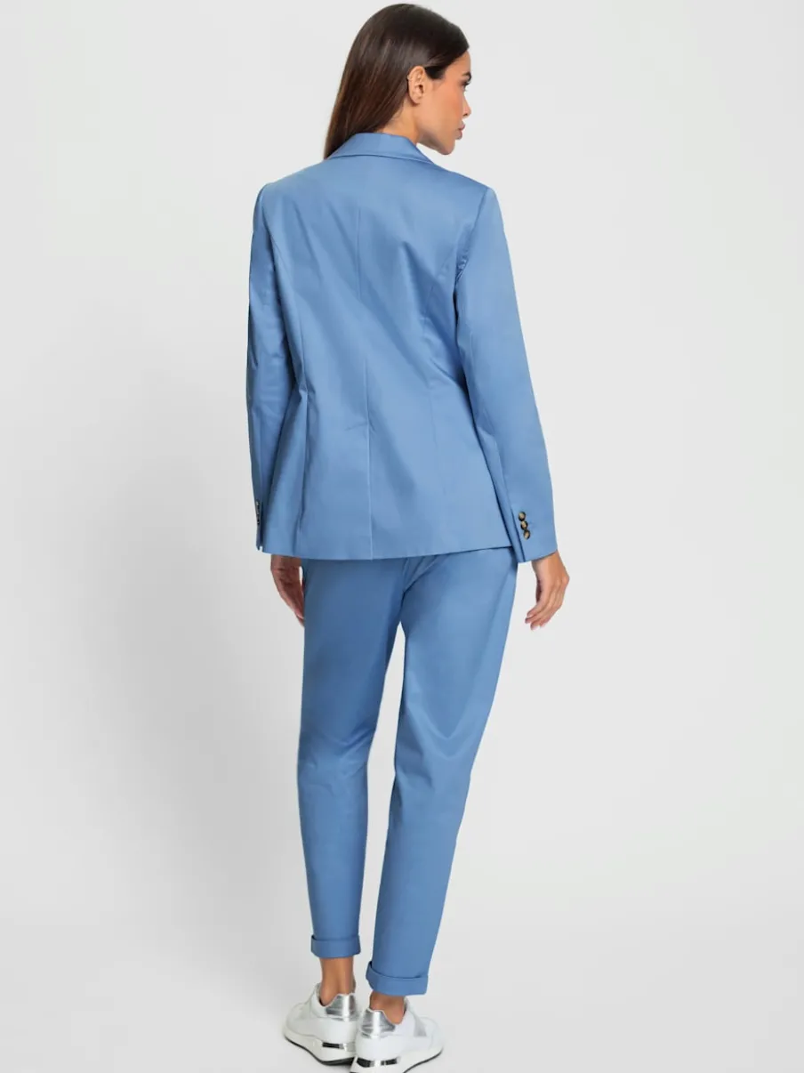 Tailleur pantalon chic avec blazer à col revers