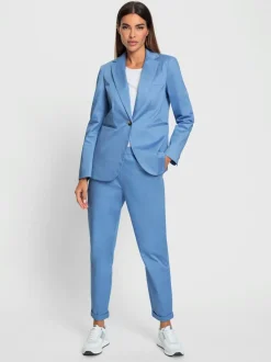 Tailleur pantalon chic avec blazer à col revers