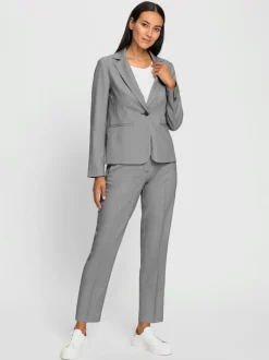 Tailleur pantalon décontracté avec blazer à revers