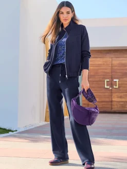 Tailleur pantalon mélange de modal doux
