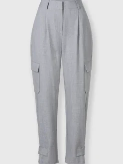 Tailleurs pantalons avec blazer col revers et poches