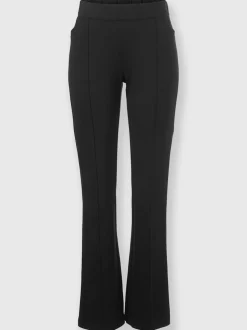 Tailleurs pantalons avec col à revers et manches bouffantes