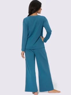 Tenue détente jersey avec encolure en U et manches longues