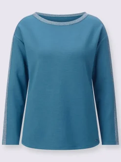 Tenue détente jersey avec encolure en U et manches longues