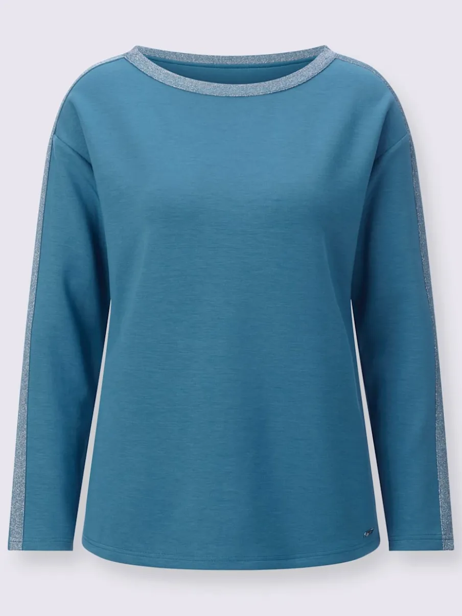 Tenue détente jersey avec encolure en U et manches longues