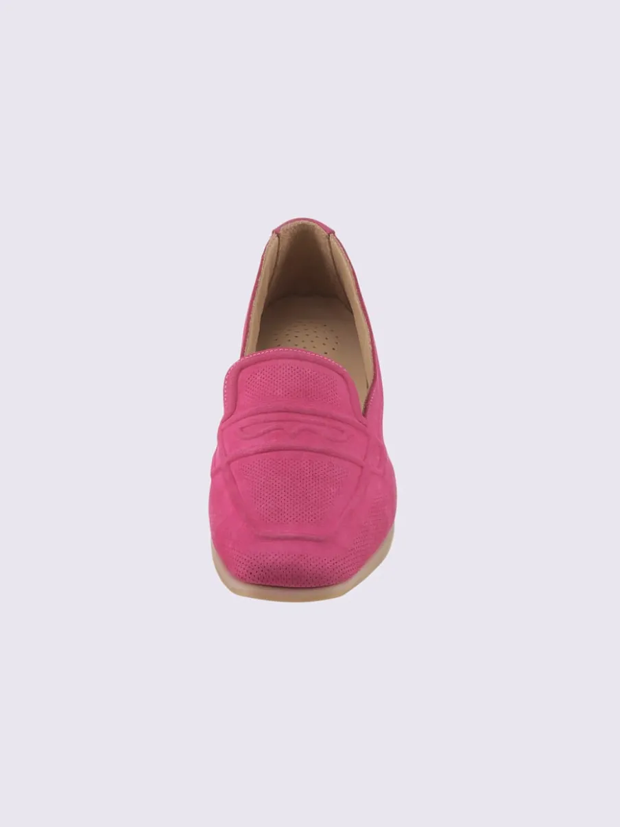 Trotteurs cuir velours de vache.