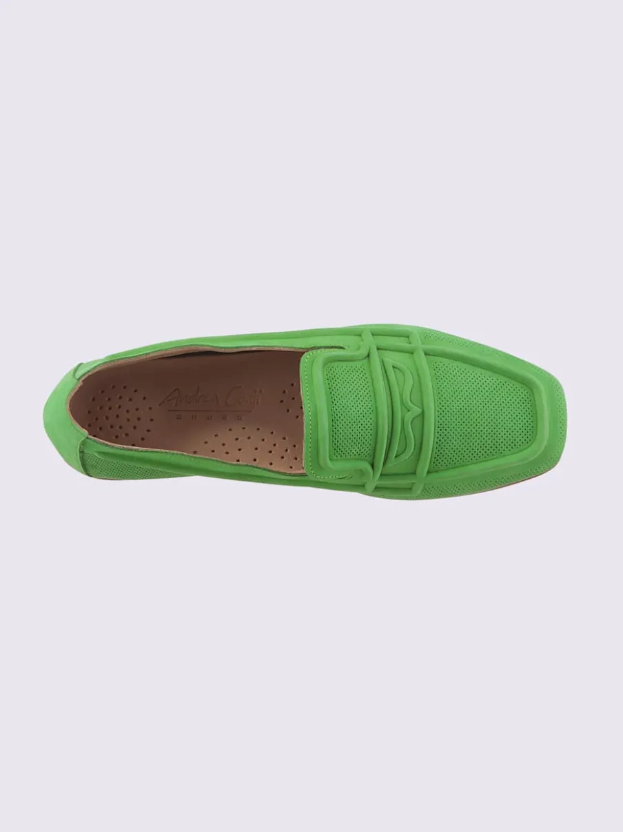 Trotteurs cuir velours de vache.