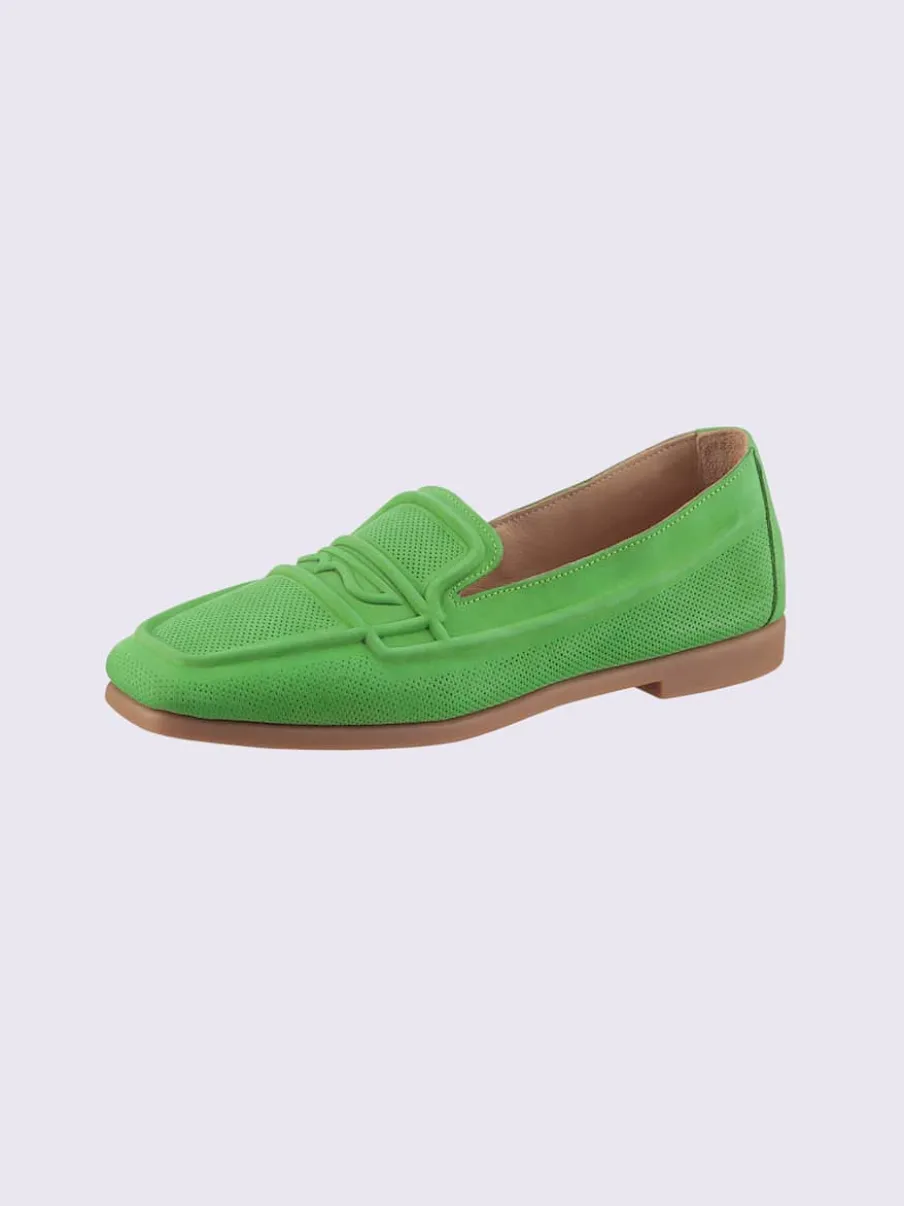 Trotteurs cuir velours de vache.