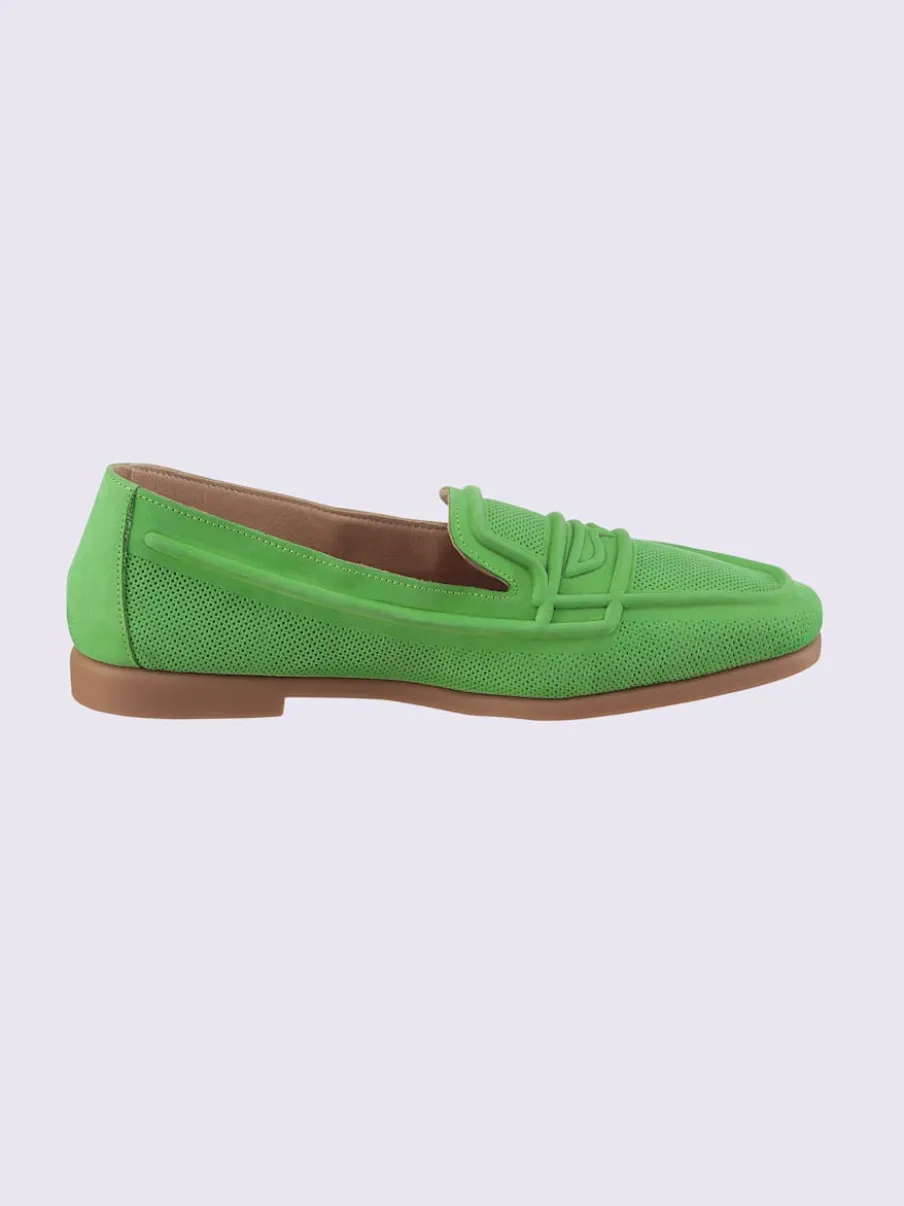 Trotteurs cuir velours de vache.