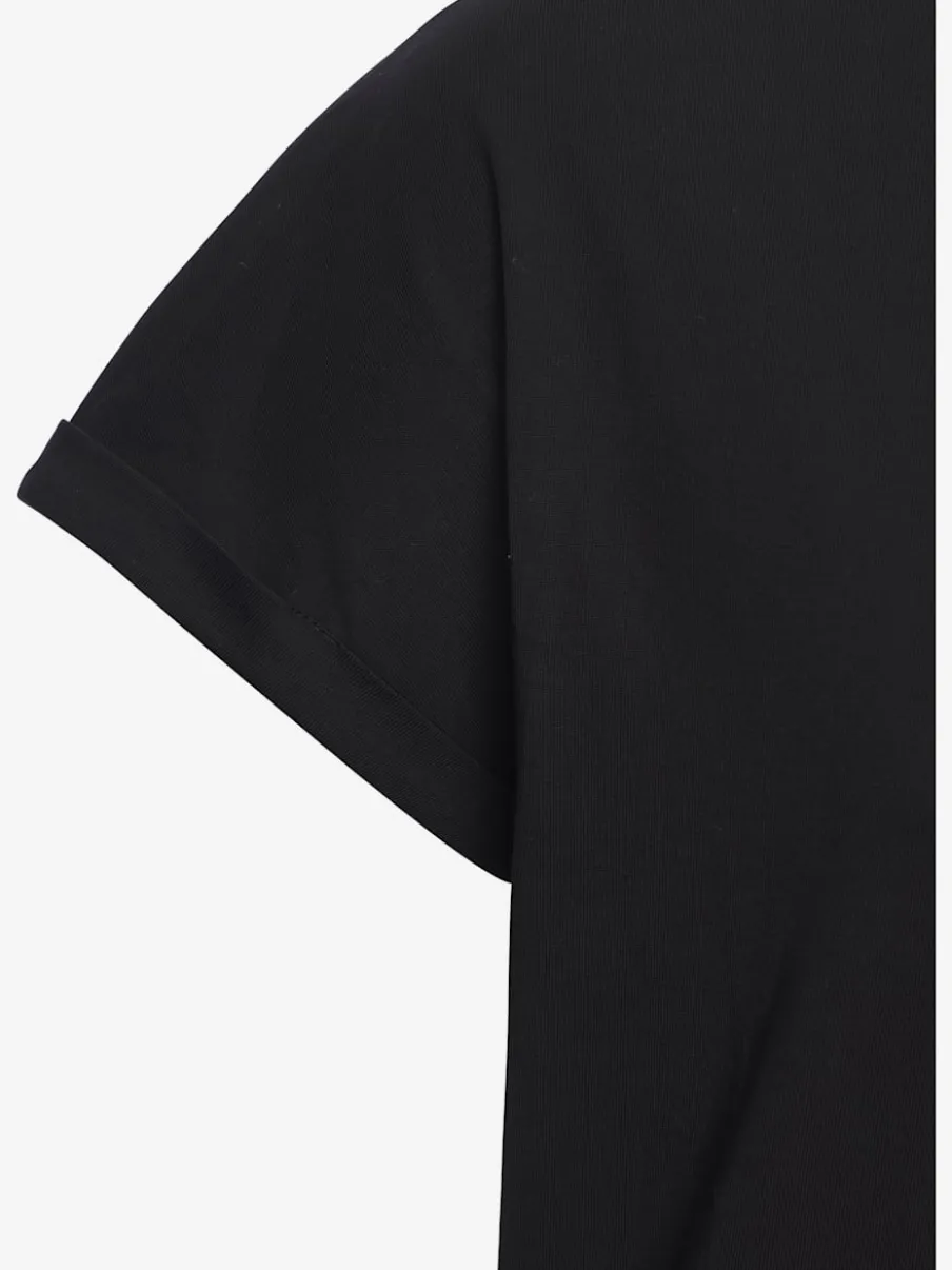 T-shirt avec encolure ronde et manches courtes en coton doux