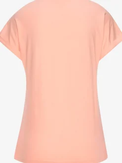 T-shirt avec encolure ronde et manches courtes en coton doux