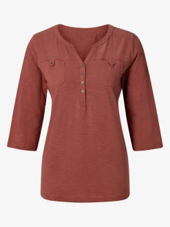 T-shirt avec encolure ronde et poches poitrine pratiques