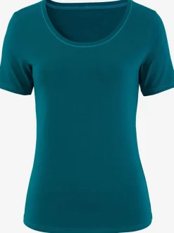 T-shirt basique à col rond et manches courtes en coton