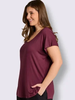 T-shirt broderie décorative au dos