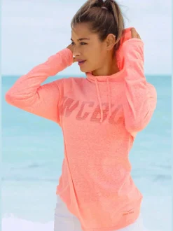 T-shirt à capuche avec logo coupe décontractée douce