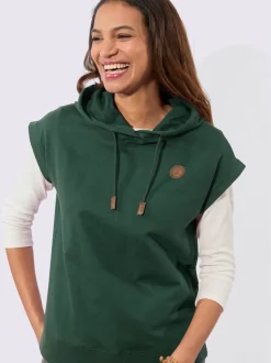 T-shirt à capuche pur coton