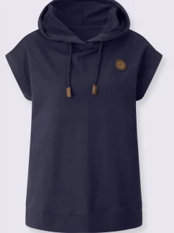 T-shirt à capuche pur coton
