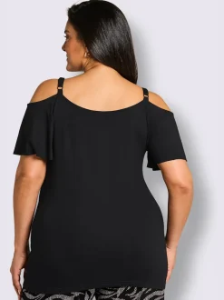 T-shirt carmen bretelles réglables