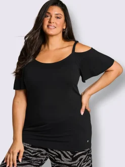 T-shirt carmen bretelles réglables
