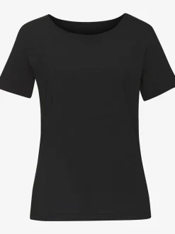 T-shirt classique à encolure ronde avec manches courtes en jersey doux