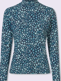 T-shirt à col montant viscose