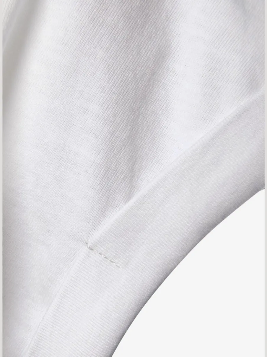 T-shirt à col rond avec impression palmier et manches courtes