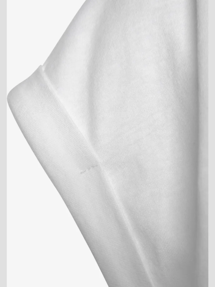 T-shirt à col rond avec impression palmier et manches courtes