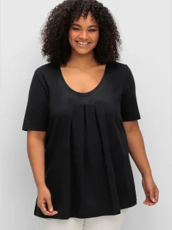 T-shirt coupe évasée