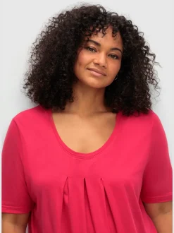 T-shirt coupe évasée