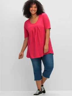 T-shirt coupe évasée