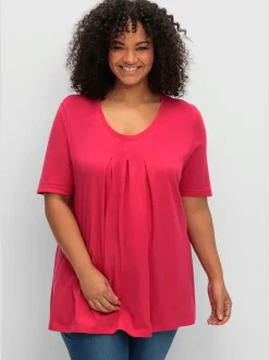 T-shirt coupe évasée