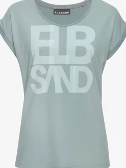 T-shirt décontracté manches courtes grand imprimé devant