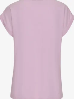 T-shirt décontracté manches courtes grand imprimé devant