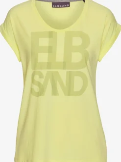 T-shirt décontracté manches courtes grand imprimé devant