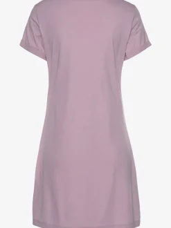 T-shirt de nuit confortable avec manches courtes et motif cœur