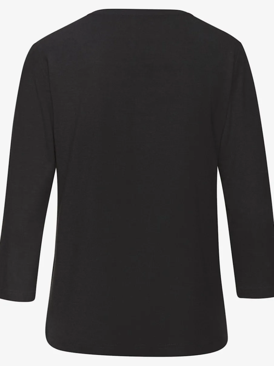 T-shirt de nuit à manches 3/4 avec imprimé discret doux