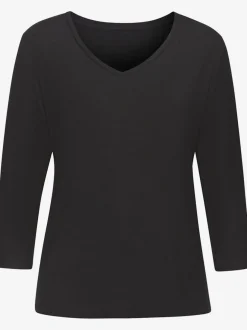T-shirt de nuit à manches 3/4 avec imprimé discret doux