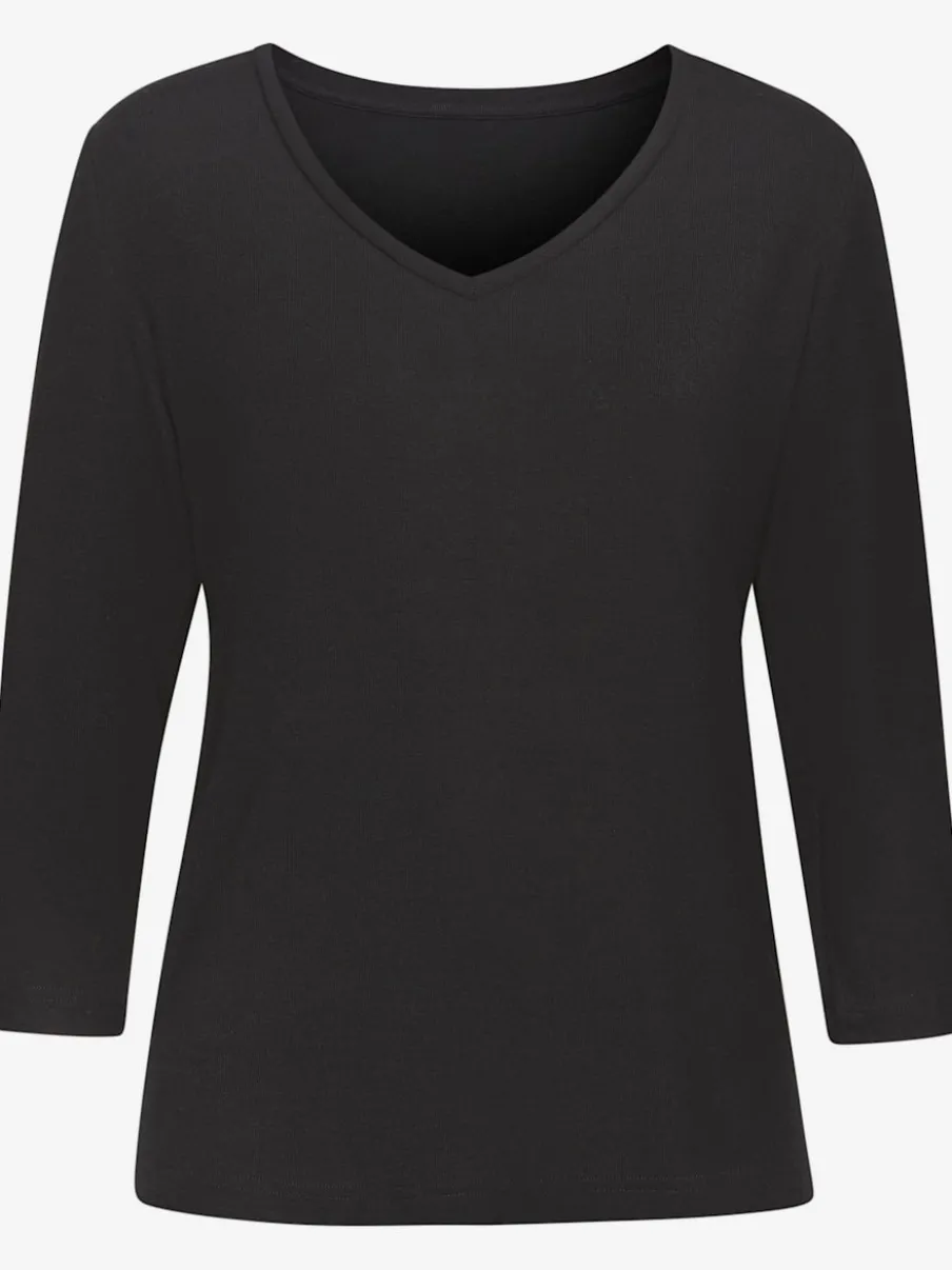 T-shirt de nuit à manches 3/4 avec imprimé discret doux