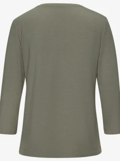 T-shirt de nuit à manches 3/4 avec imprimé discret doux