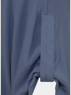T-shirt de plage ample avec col large et manches mi-longues
